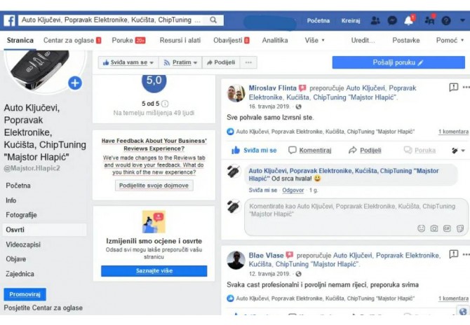 OSVRT S FACEBOOK-a 70